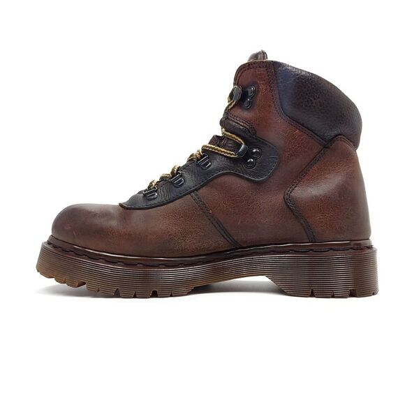 Dr. Martens 8280 Vintage Brown Leather Ankle Trail Hiking Boots Mens 9 Gorpcore - Picture 3 of 11